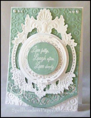 Nestabilities Majestic Elements Dies Gold Majesty Circles / Suajes de Corte Círculos Descontinuado Spellbinders