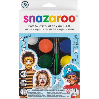 Snazaroo Face Painting Kit Boy Wild Faces / Pintura Facial Caras Salvajes Descontinuado Snazaroo