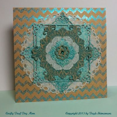 Shapeabilities Dies Gold Facets / Suaje y Realce Faceteados Descontinuado Spellbinders
