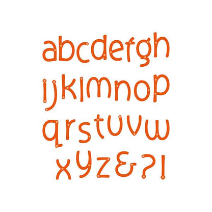 Simple Type Alphabets Lower Case Dies / Suaje de Abecedario Descontinuado Tonic Studios