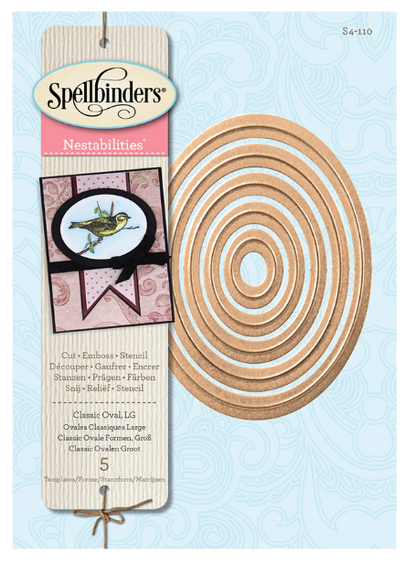 Nestabilities Dies Classic Ovals Large / Suajes de Corte Ovalos Descontinuado Spellbinders