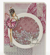 Cling Mounted Rubber Stamps Looking Gorgeous / Sello Cling Bailarina