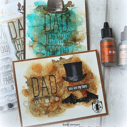 Tim Holtz Alcohol Pearls Mineral / Tinta al Alcohol Aperlada Café Tintas al Alcohol Ranger