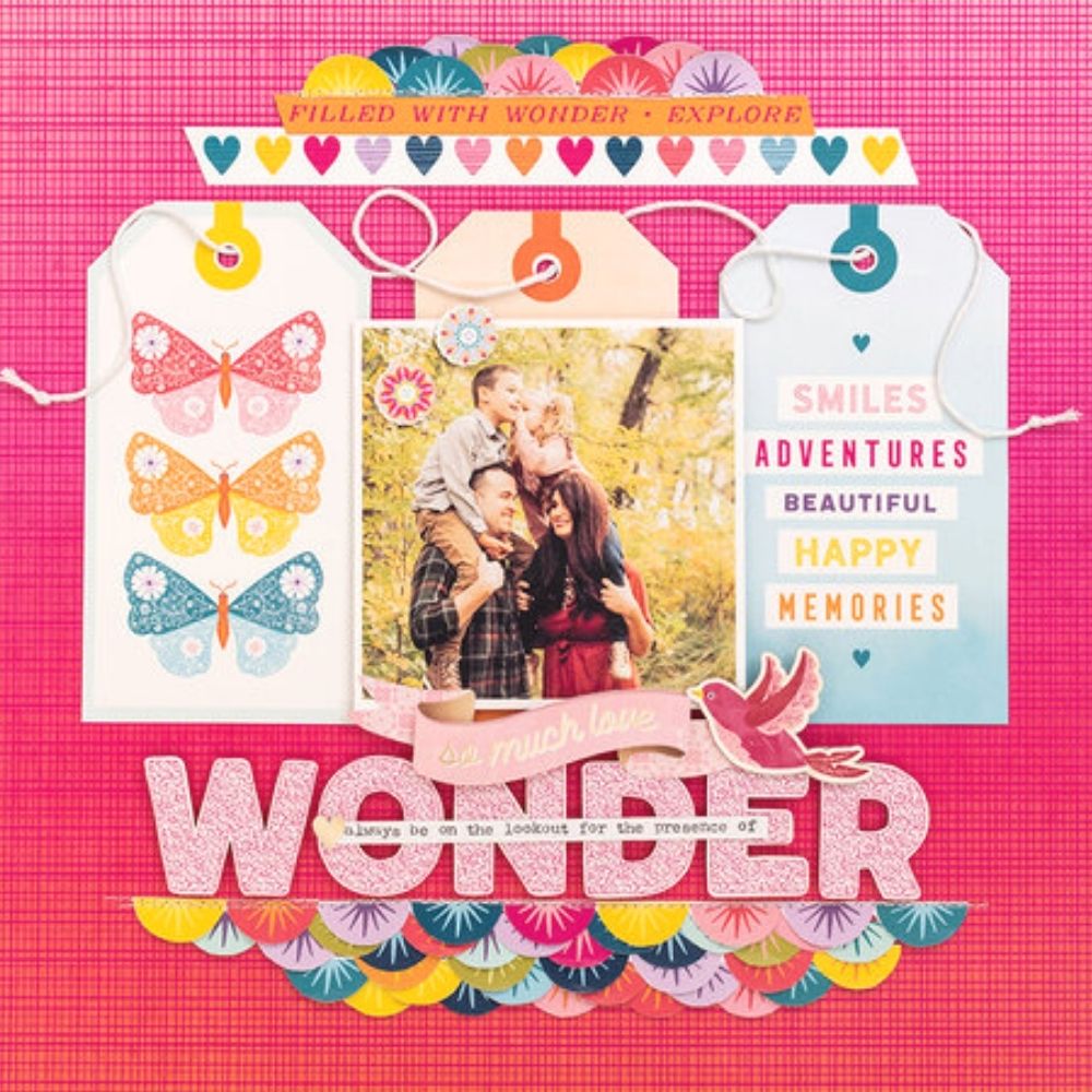 Wonders Paper Pad 12 x 12" / Block de Papel Mandalas y Flores Descontinuado American Crafts