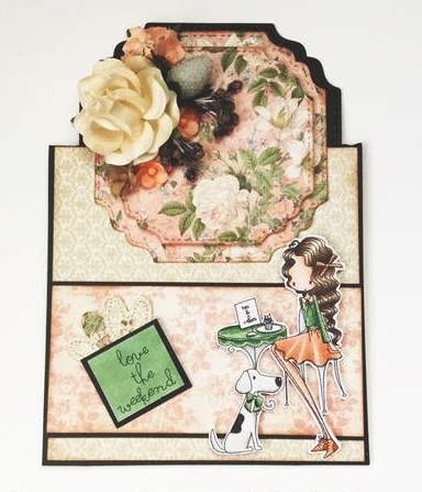 Cling Mounted Rubber Stamps Love The Weekend / Sello Cling Amo el Fin de Semana Descontinuado LDRS Creative