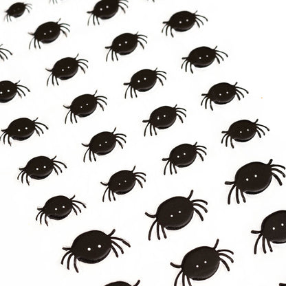 Spooky Puffy Spider Stickers / Estampas en 3D Arañas Descontinuado Pebbles