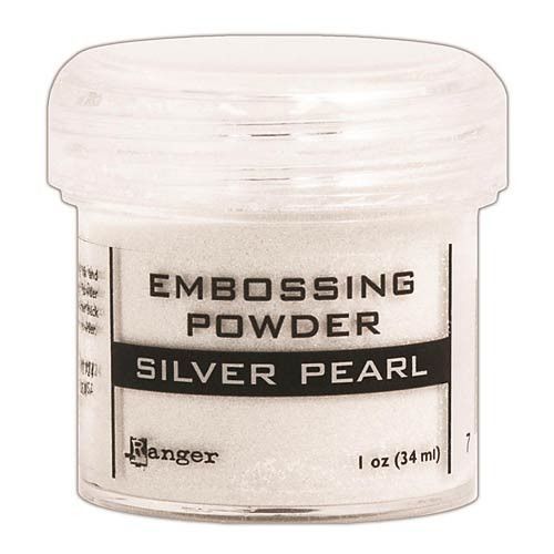 Silver Pearl Embossing Powder / Polvos de Realce Perla de Plata