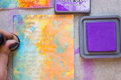 Tim Holtz Distress Oxide Chipped Saphire / Cojin de Tinta Efecto Oxidado Zafiro Tintas Ranger