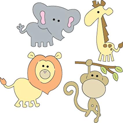 Zoo Animals Dies / Suajes de Animales de Zoológico Descontinuado Cuttlebug