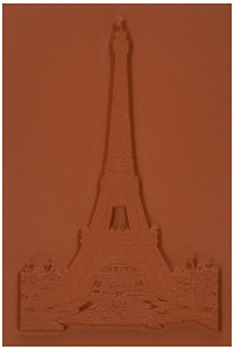 Vintage Eiffel Tower Cling Stamp / Sello de Goma Torre Eiffel Descontinuado Big Red