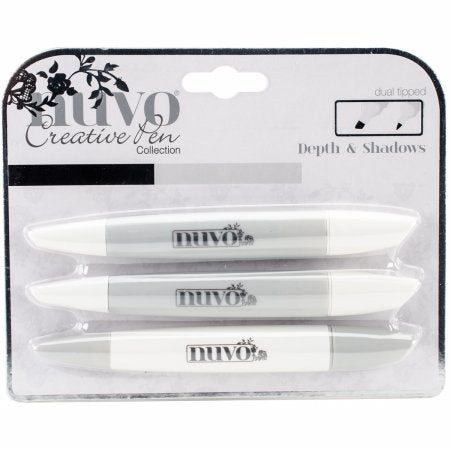 Marker Creative Pen Collection Depth &amp; Shadows / Marcadores Profundidad y Sombra Descontinuado Nuvo