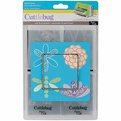 Tag Teams Build A Flower / Suaje y Folders de Grabado Crea una Flor Descontinuado Cuttlebug