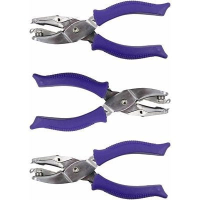3 Hole Punches / Set de 3 Perforadoras de Hoyitos Descontinuado Darice