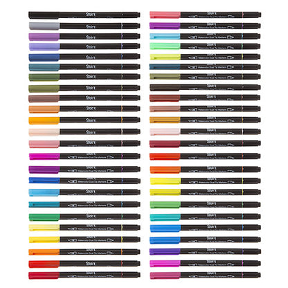 Studio 71 Watercolor Markers 48 pieces/ Plumones Acuarelables 48 pz. Colores y Plumones Darice