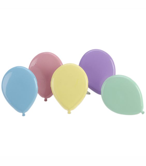 Pastel Balloon Brads / Brads de Globos de Colores