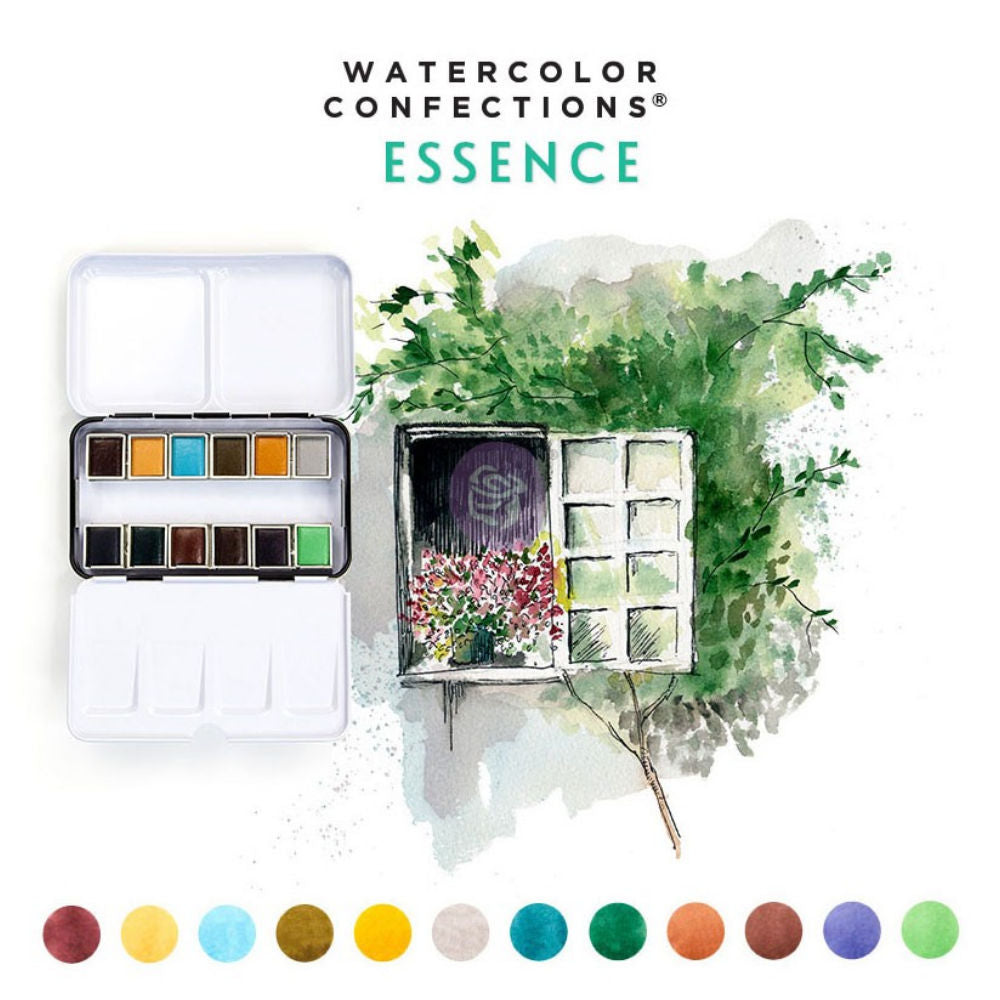 Watercolor Pans Essence  / Acuarelas Essenciales Acuarela Prima Marketing