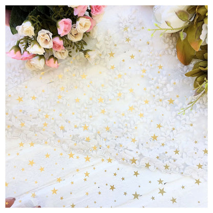 Gold Foil on Acetate / Acetato con Estrellas Doradas Descontinuado American Crafts