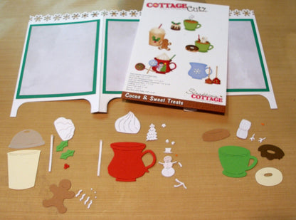 Cocoa &amp; Sweet Treats Dies / Suajes Navideños Descontinuado Cottage Cutz