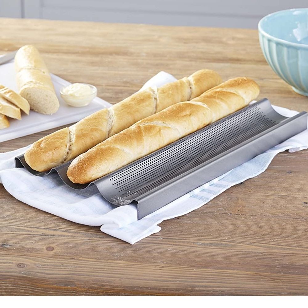 Baguette Pan / Molde para Baguette Repostería AC Food Crafting