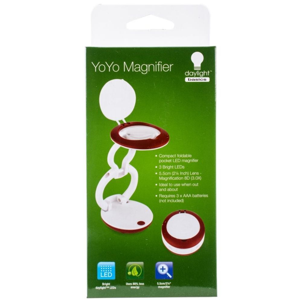 YoYo Magnifier / Lupa con Luces LED Herramientas Daylight