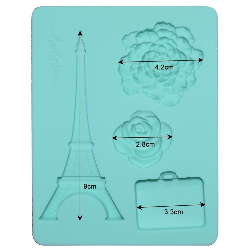 Decor Silicone Mould Capri / Molde de Silicón Paris Herramientas para Modelado Prima Marketing