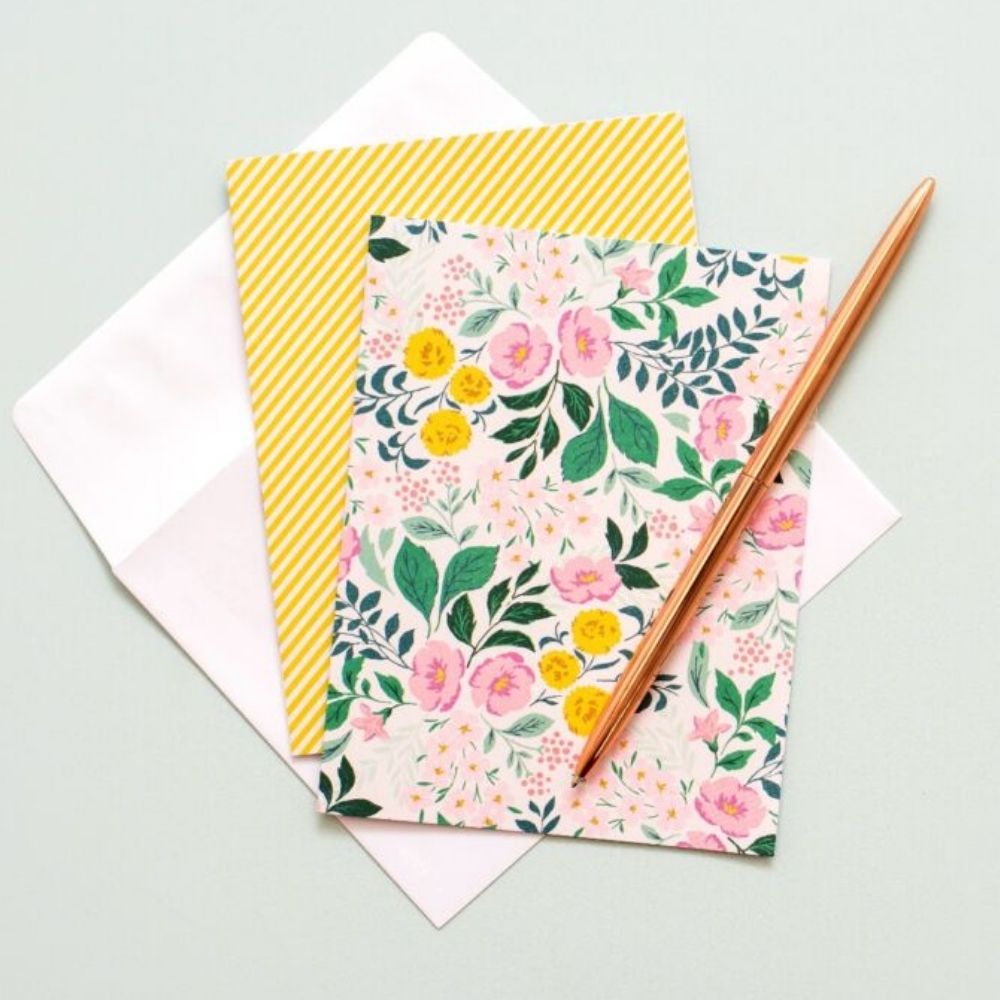 Garden Party Paper Pad 8 x 6" / Block de Papel Flores Descontinuado American Crafts