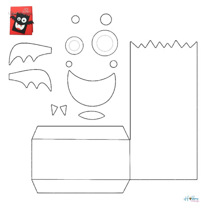 Boo Box Die / Suaje Bolsita Halloween Dados de Corte / Suajes / Troqueles My Favorite Things