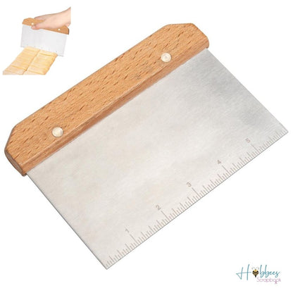 Metal Bench Scraper / Cortador y Raspador para Masa  AC Food Crafting