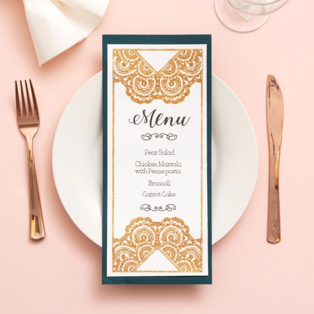 Glue Quill Embossing Powder Clear &amp; Gold / 2 Polvos de Embossing Oro y Claro Polvos de Embossing We R Memory Keepers