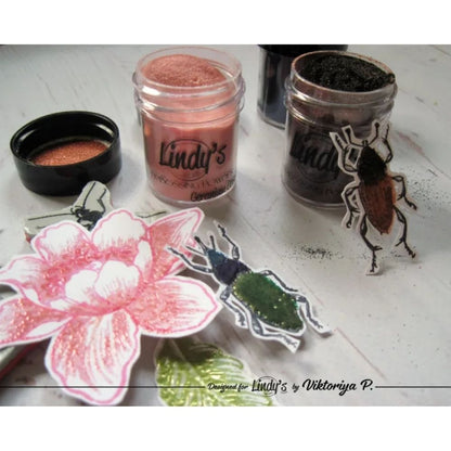 Embossing Powder Mermaid Seashells Set / 5 Polvos de Embossing Aperlados Polvos de Embossing Lindy&