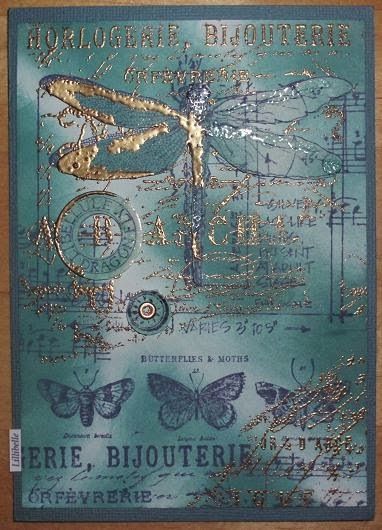 Glitter Drops Golden Sunset  / Pintura de Realce Oro Brillante Adornos / Embellishments Nuvo