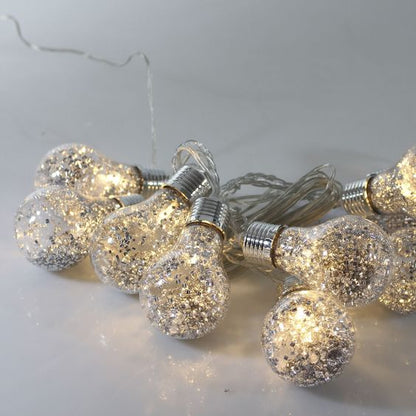 Vintage Silver Glass Glitter / Brillos de Cristal Finos Plateados Descontinuado Darice
