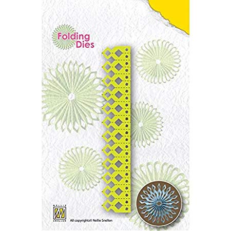 Folding Die Sharp Point Rosette, 1.5" / Suaje para Hacer Rosetones Descontinuado Nellie Snellen