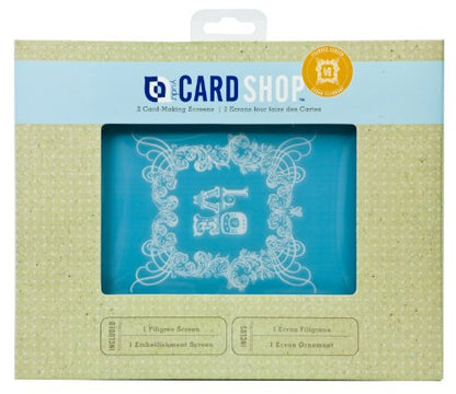 2-Card-Making Filigree Screens / Pantallas para Hacer Tarjetas Descontinuado Provo Craft