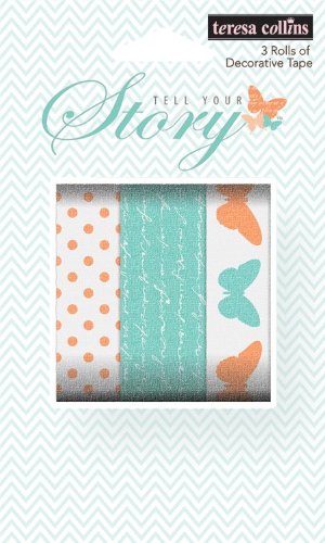 Washi Tape Tell Your Story / Cinta Adhesiva Descontinuado Teresa Collins