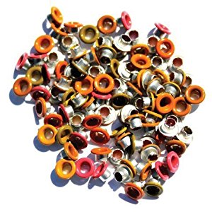 100 Fall Quicklets 2 Eyelets / Ojillos Colores de Otoño Adornos / Embellishments Eyelet Outlet