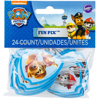 Paw Patrol Fun Pix / Palillos Decorativos Paw Patrol Repostería Wilton