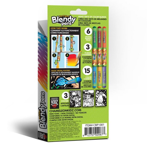 Blendy Pens Jumbo Kit 6 Colors / Juego de Plumones Multicolor de 6 Colores Descontinuado Chameleon