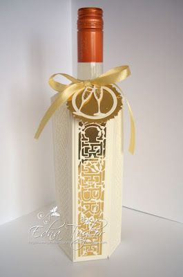 Bottle Wrap Die / Suaje de Envoltura de Botellas Descontinuado Tonic Studios