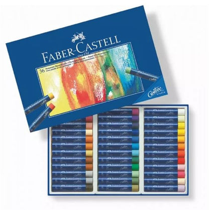 Creative Studio Permanent Oil Pastel Crayons 36 pc.  / Set de Pasteles al Oleo Descontinuado Faber Castell