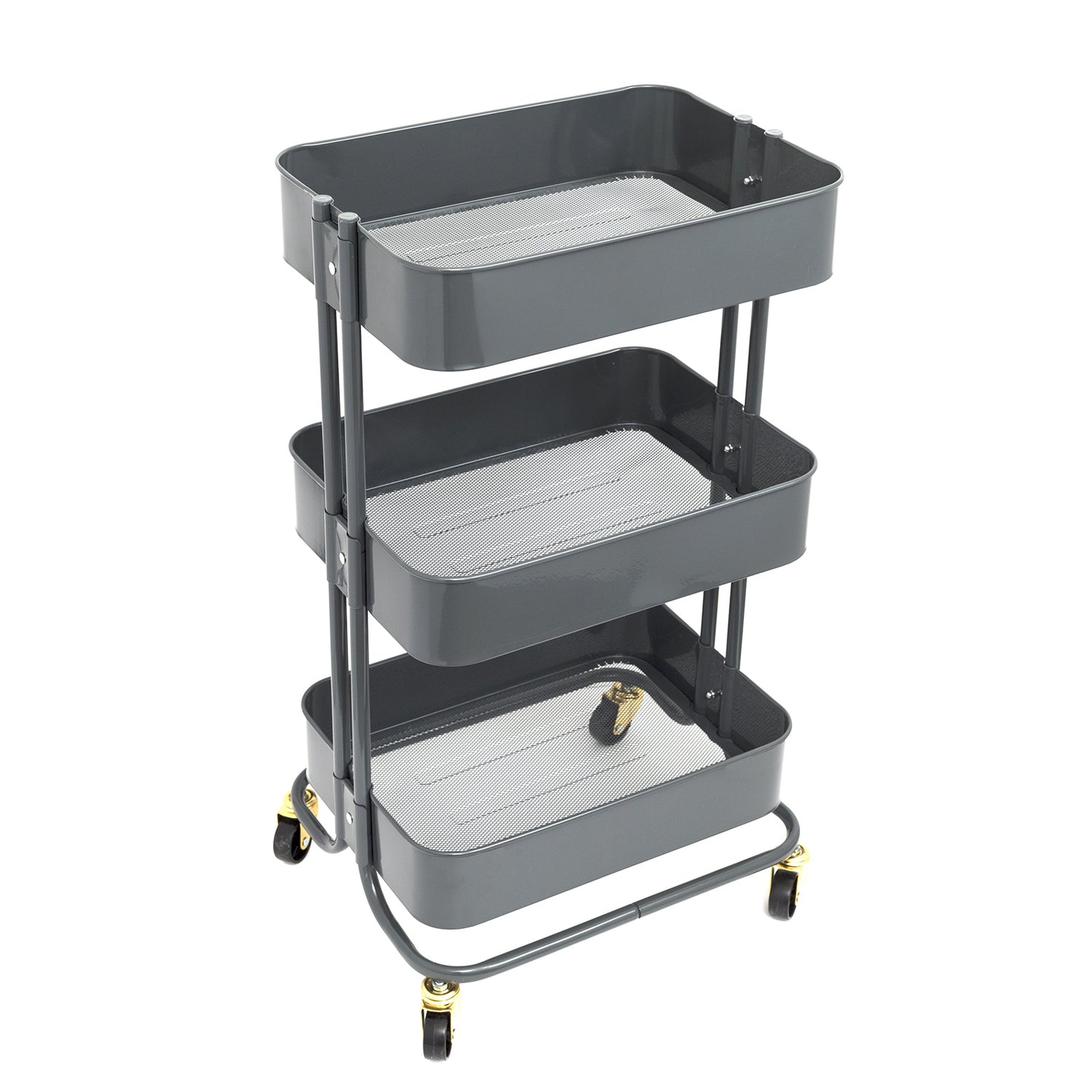 A la Cart Storage Cart Burnt Ash / Carrito Organizador con Ruedas Negro Almacenamiento y Organización We R Memory Keepers