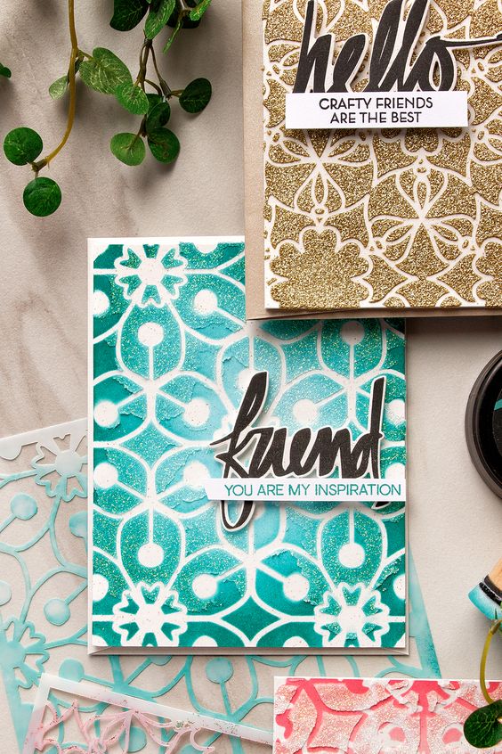 Glimmer Paste Golden Crystal / Pasta Brillante Dorada Pastas Texturizadoras y Medios Mixtos Nuvo