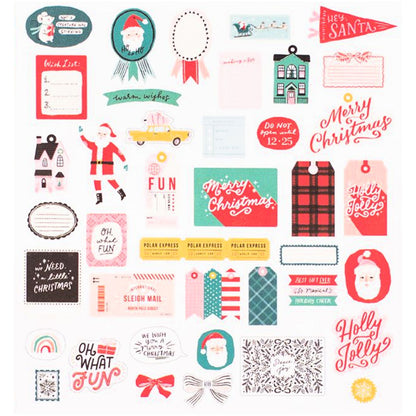 Hey Santa Die-Cuts / Recortes Navideños Descontinuado Crate Paper