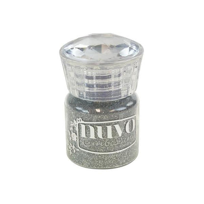 Embossing Powder Silver Moonlight / Polvo de Realce Plateado Polvos de Embossing Nuvo