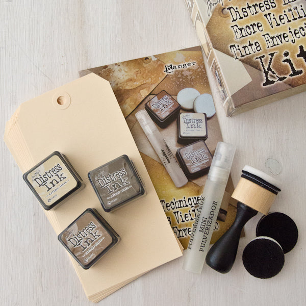 Tim Holtz Distress Ink Kit / Kit para Envejecer el Papel Tintas Ranger