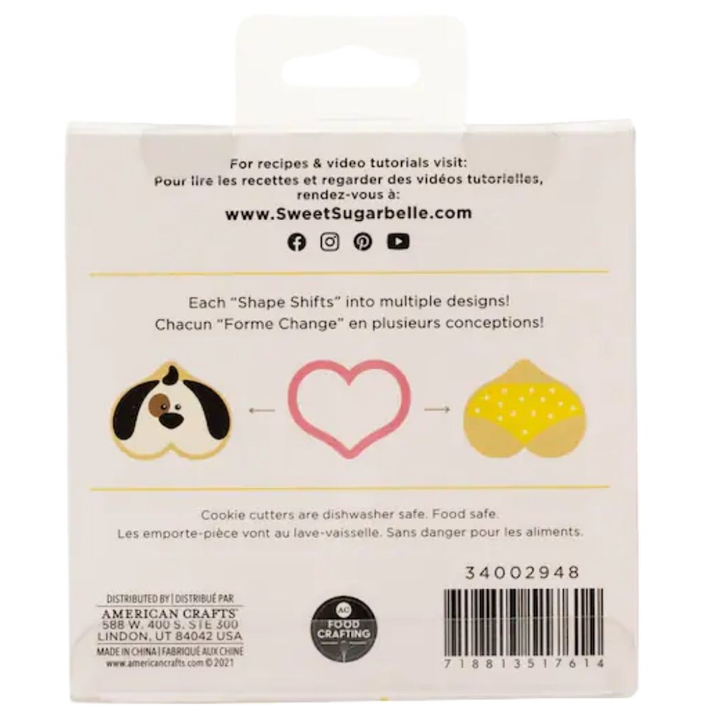 Nested Heart Cookie Cutter / Cortadores Anidados para Galletas de Corazones Descontinuado AC Food Crafting