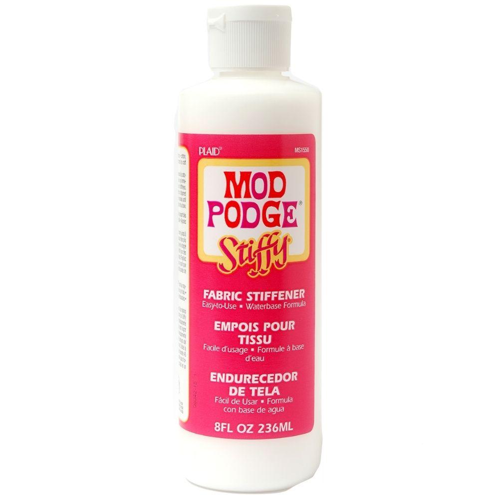 Mod Podge Stiffy Fabric Stiffener / Endurecedor de Telas Adhesivos / Pegamentos Plaid