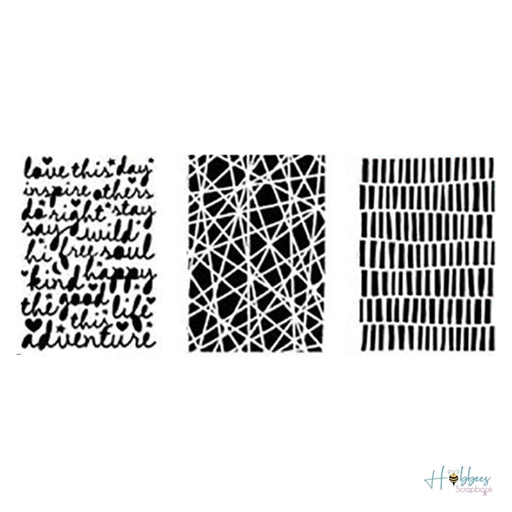 Wild Soul Stencils / 3 Esténciles Alma Salvaje Descontinuado Vicki Boutin