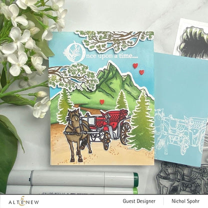 Glacier Caves Crisp Dye Ink Oval Set / 4 Cojines de Tinta Azules Fríos Descontinuado Altenew