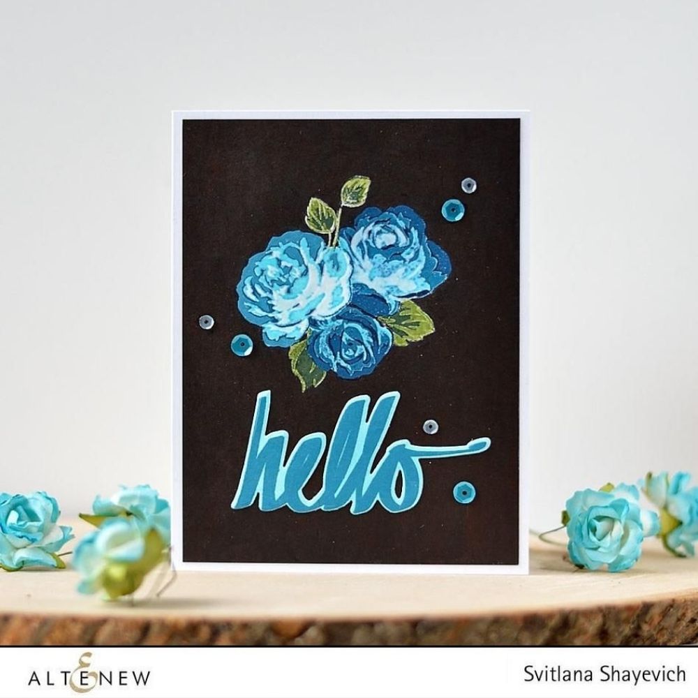 Vintage Roses Stamp / Sellos Rosas Vintage Sellos Altenew